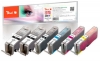 Peach multi paketas „Plus“, XL, suderinamas su  Canon PGI-570XL*2, CLI-571XL
