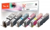 Peach kombinuotas paketas su pilka spalva, XL kiekis, suderinamas su  Canon PGI-570XL, CLI-571XL
