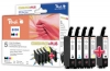 313661 - Peach Combi Pack Plus, compatibile con T0556, T0551, C13T05564010, C13T05514010 Epson