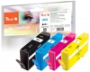 319272 - Peach Combi Pack con chip, compatibile con No. 655, CZ109AE, CZ110AE, CZ111AE, CZ112AE HP