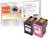 319639 - Peach Multi Pack compatibili con No. 62XL, C2P05AE, C2P07AE HP