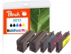 320036 - Peach Combi Pack Plus compatibile con No. 711, CZ129AE, CZ130AE, CZ131AE, CZ132AE HP